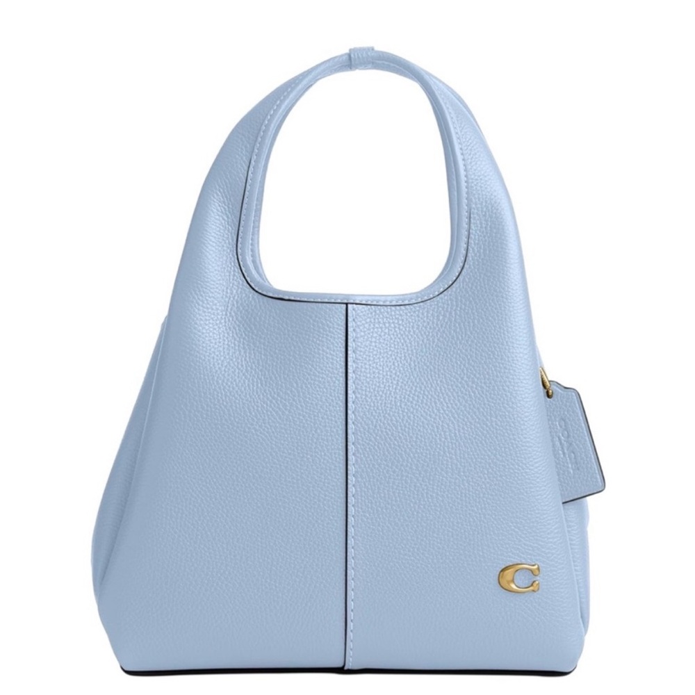 Coach Light Blue Leather Bag